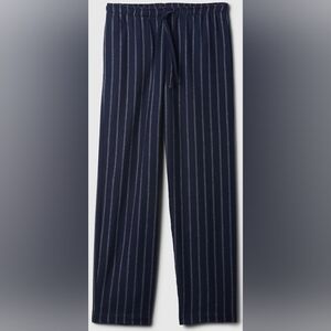 NWT GAP Flannel Pajama Pants - Navy Stripe